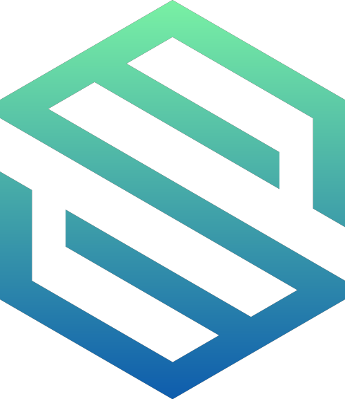 綠色漸變六邊形矢量logo圖標(biāo) logo png