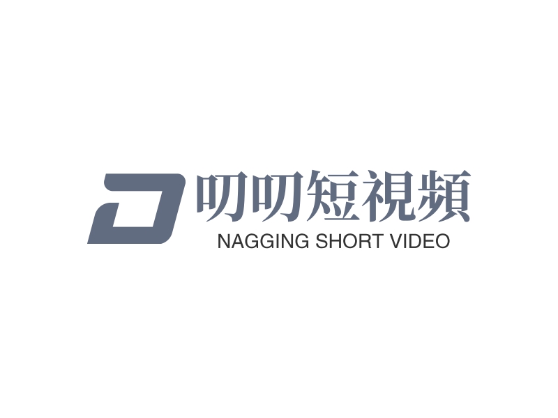 叨叨短視頻Logo設(shè)計