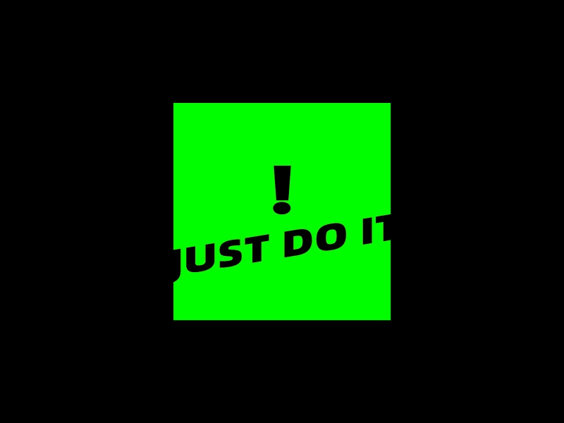 JUST DO ITLOGO設計